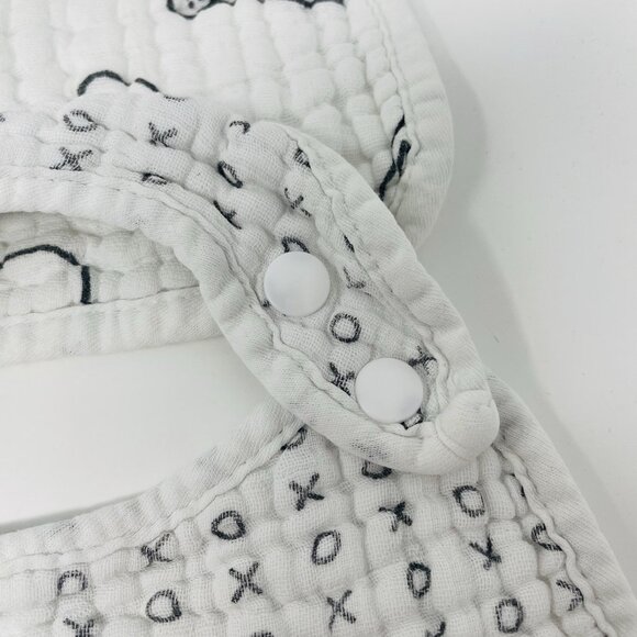 Zainpe Baby Girls 8 Piece Snap Muslin Cotton Absorbent & Soft Feeding Bibs 2493 - Picture 4 of 8